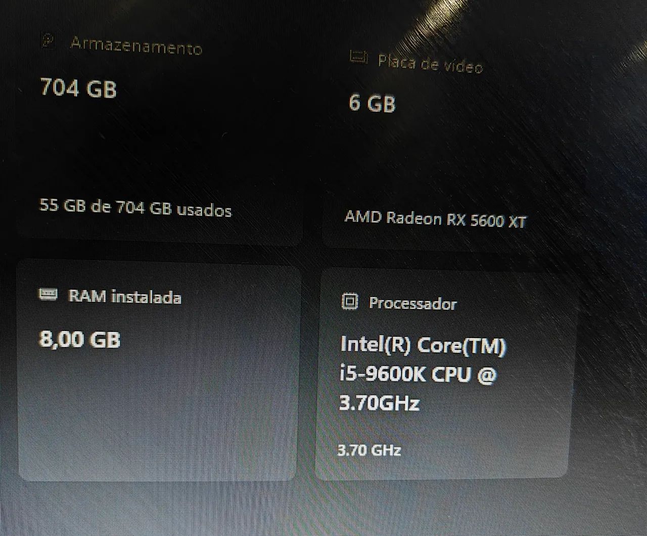 Cpu gamer i5 9600k + RX 5600xt - Foto 5