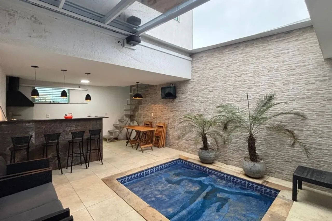 Casa com piscina à venda com 200m2 e 02 dormitórios com 2 suítes e 02 vagas no Jardim Stel - Foto 3