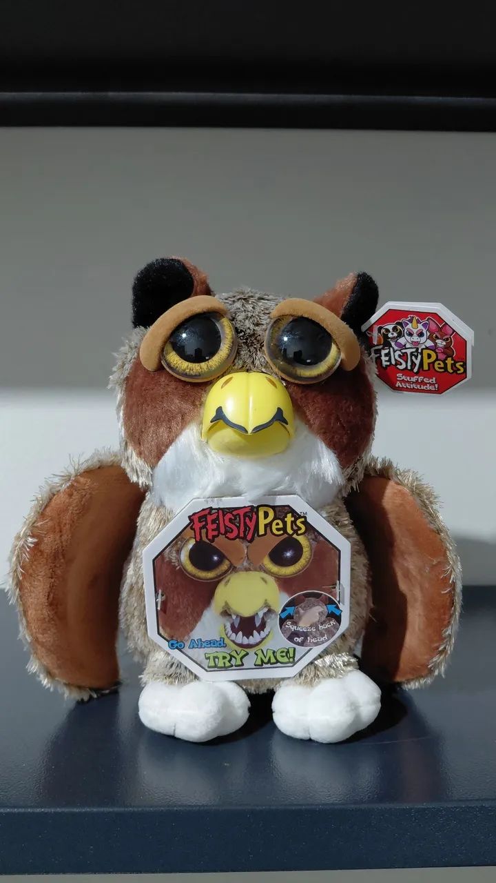 Coruja Feisty Pets original 