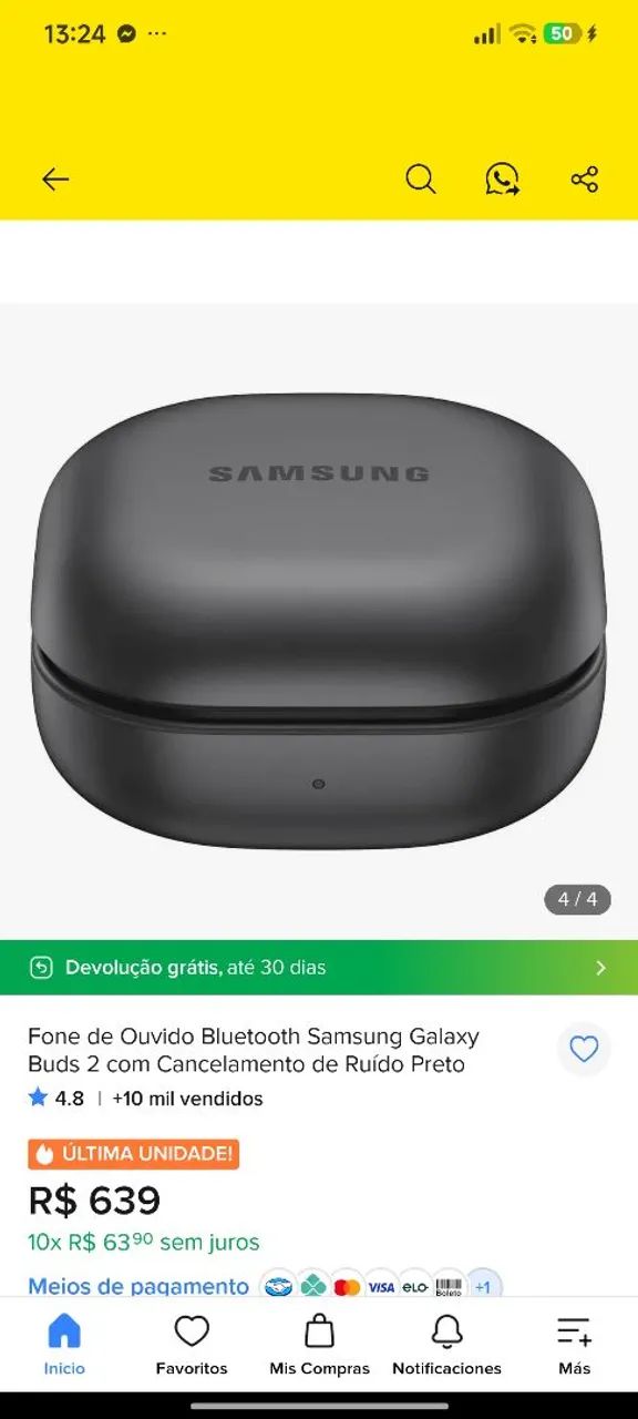 Troco Galaxy Buds 2 pro  - Foto 2