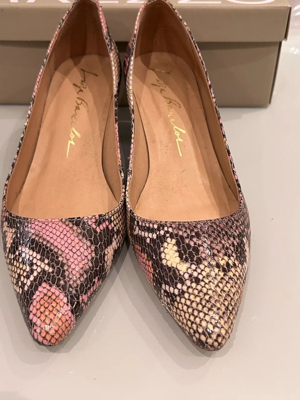 Scarpin python Luiza Barcelos Nº38 - lindíssimo  - Foto 5