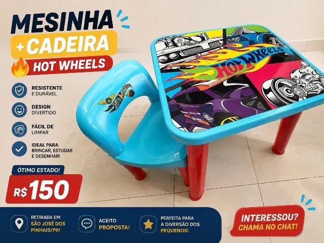 Hot Wheels - Mesinha 