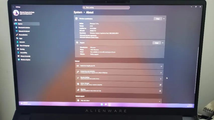 Alienware M15 R7 i7-12th RTX 3070 Ti 32GB RAM 3TB SSD | Suporte Dell Plus até 2028 - Foto 2