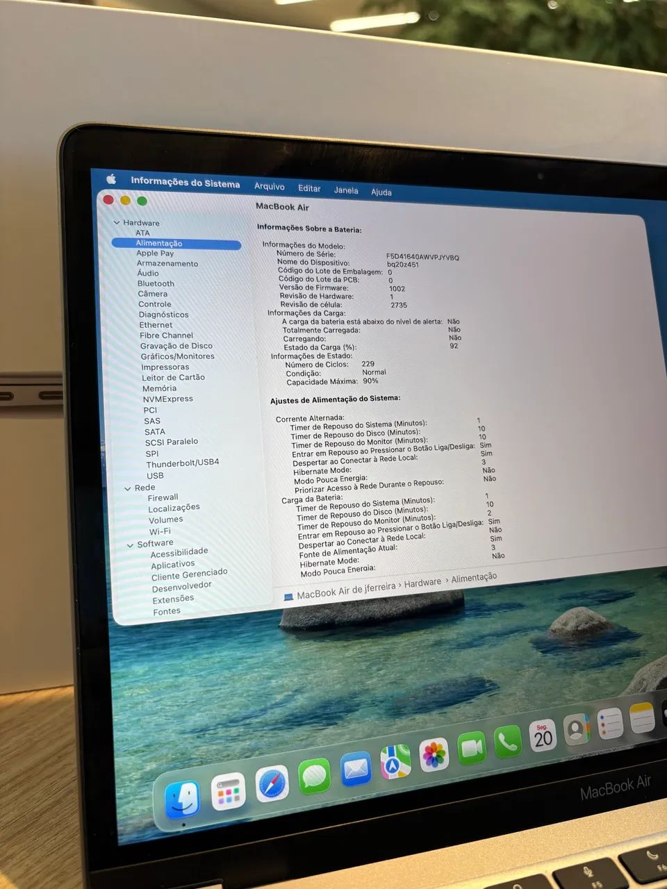 MacBook Air M1 256GB 13 Polegadas Cinza - Seminovo - Foto 2