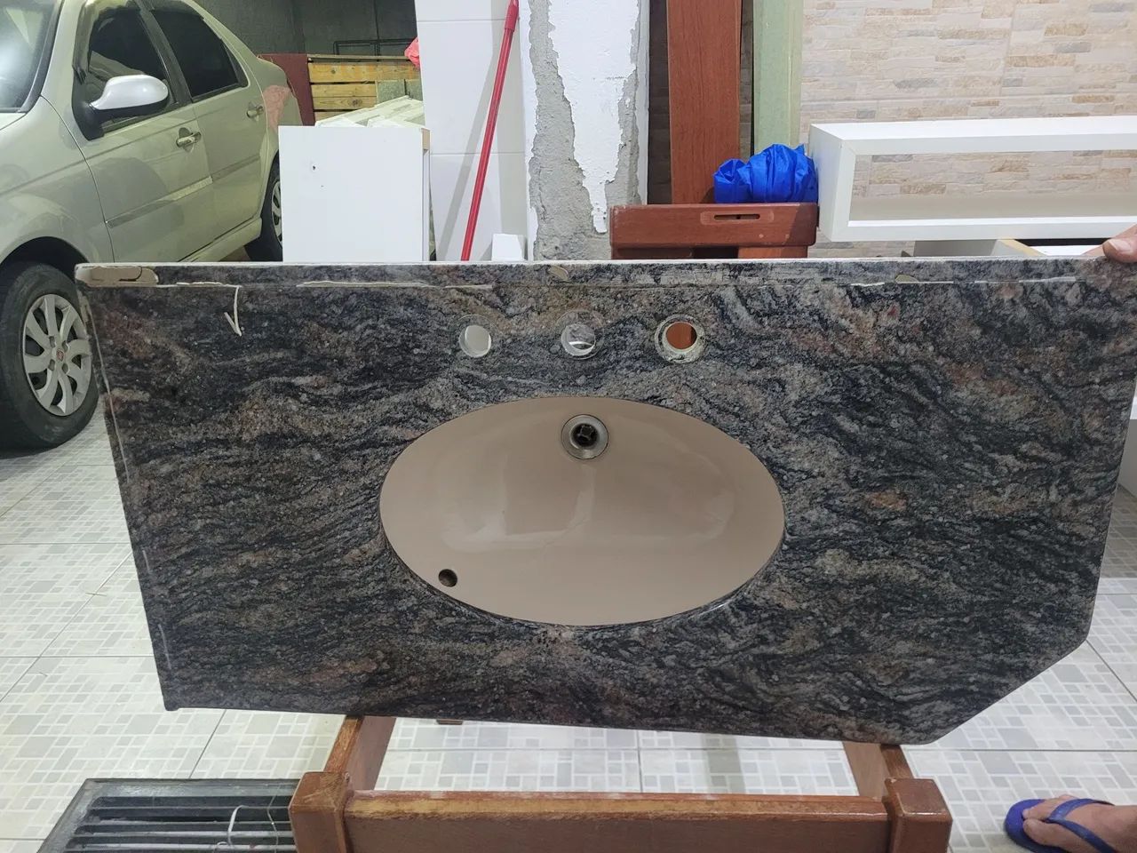 Pia de Mármore em Bom Estado - R$ 100 - Foto 2