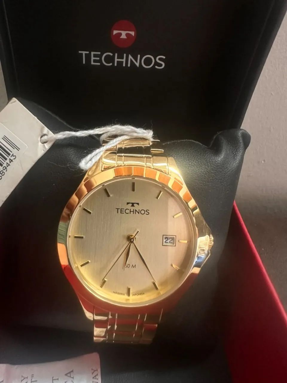 Relógio Technos Classic Steel Dourado - Foto 2