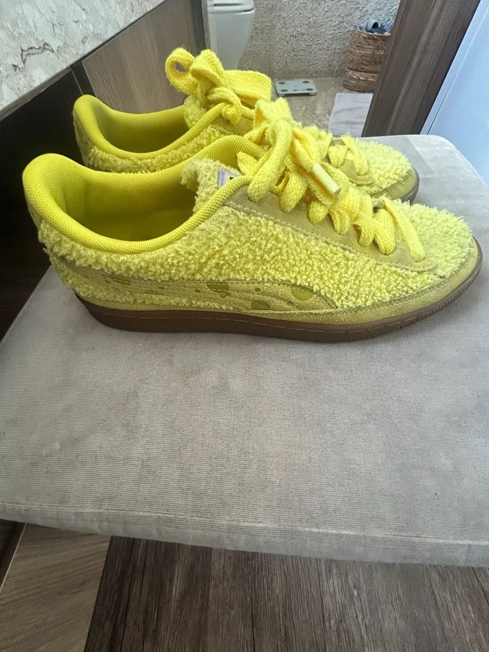 Tênis puma bob Sponja suede - Foto 2