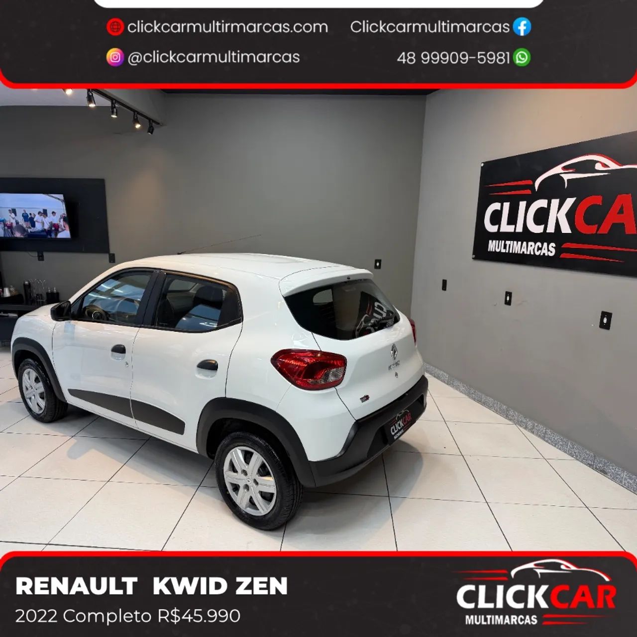 Renault Kwid 1.0 Intense 2022 - Foto 4