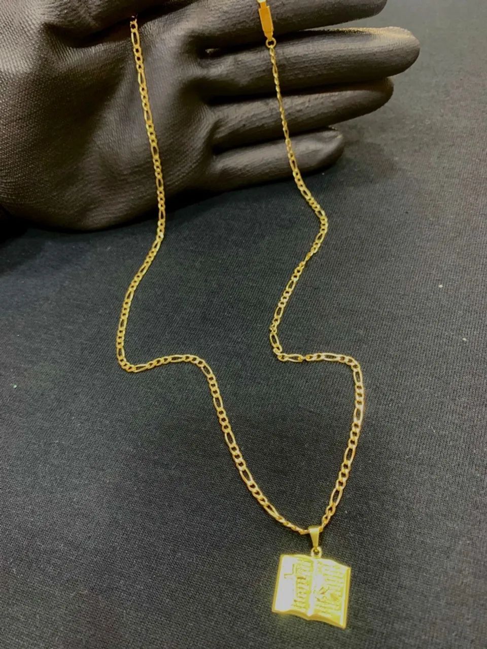Corrente pingente pulseira moeda antiga  - Foto 4