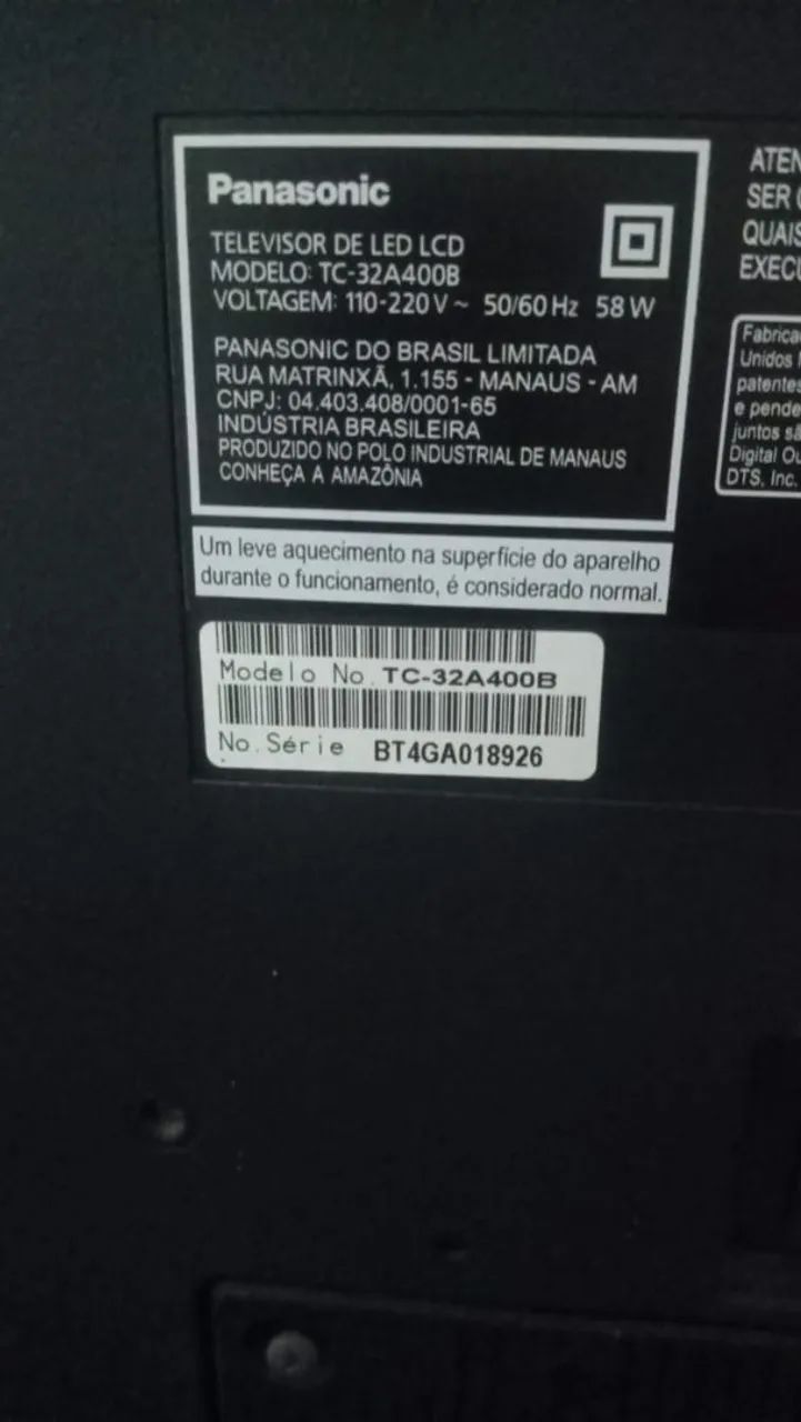 Televisão Panasonic usada mais funciona perfeitamente  - Foto 2