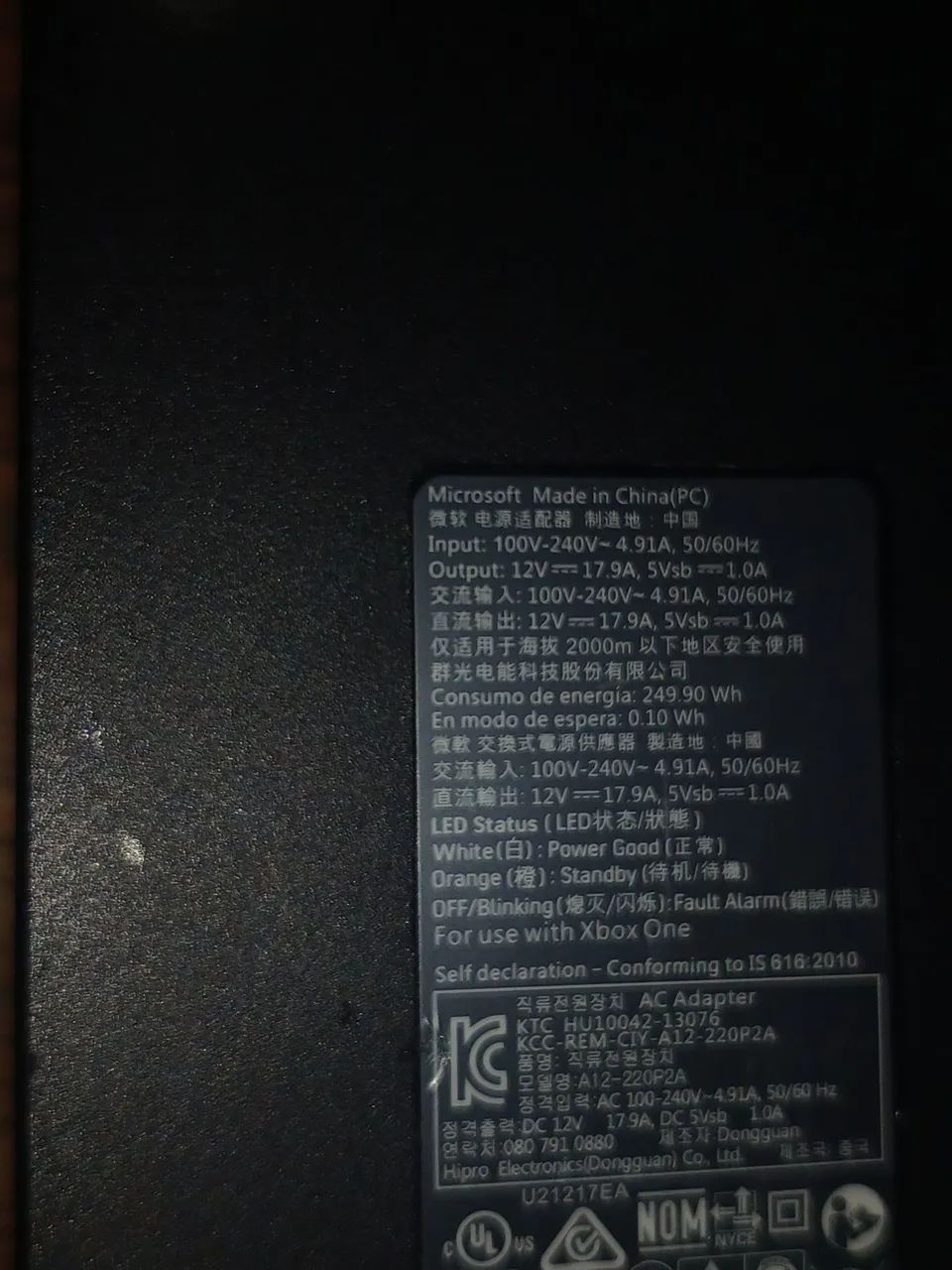 Fonte original Microsoft Xbox One Fat funcionando 100% - Foto 4