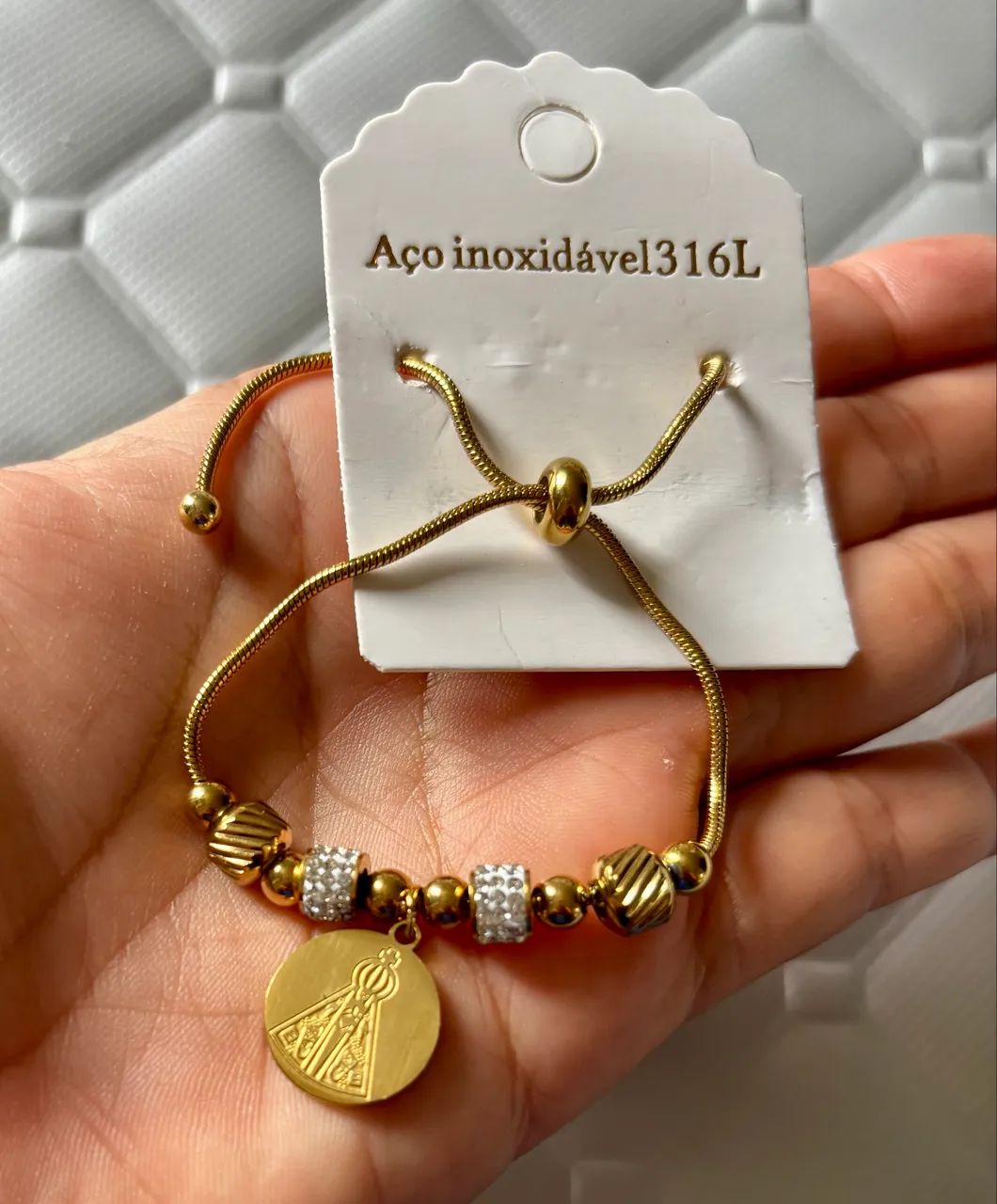 Pulseiras femininas de aço inoxidável  - Foto 3