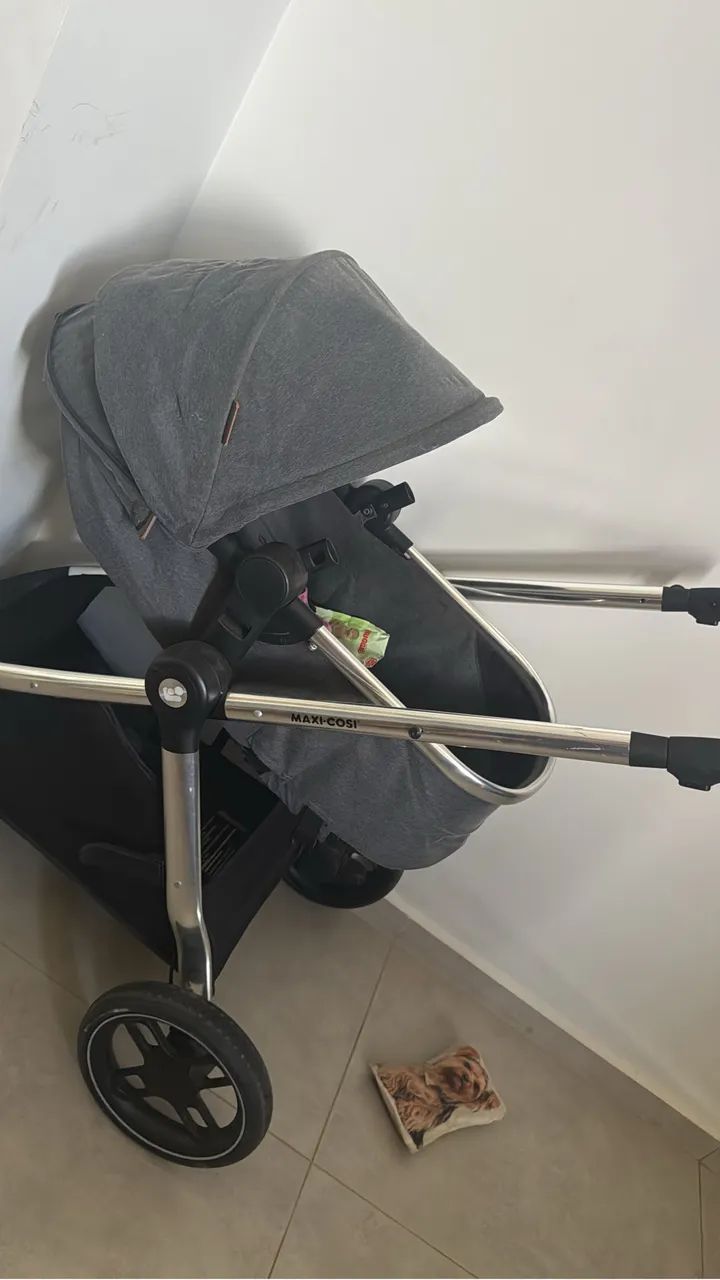 Carrinho de bebê máxi cosi Anna luxe twillic grey
