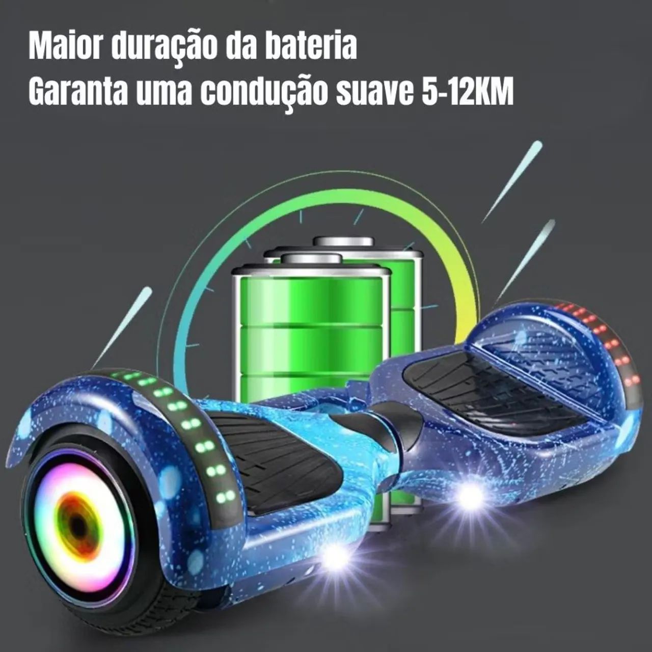 Vendo Hoverboard 8 polegadas - Foto 2