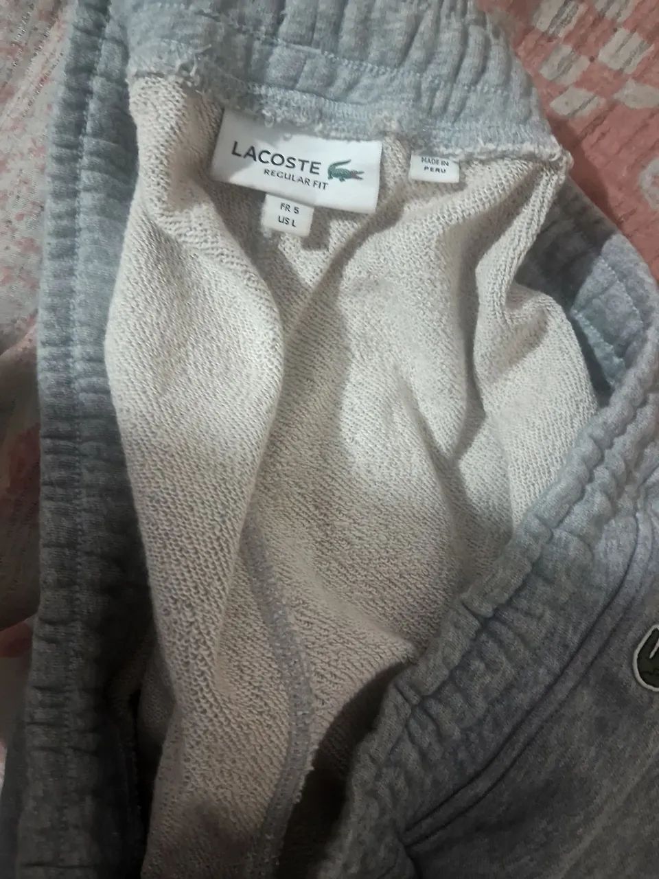Bermuda  fleece  original Lacoste t5 - Foto 3