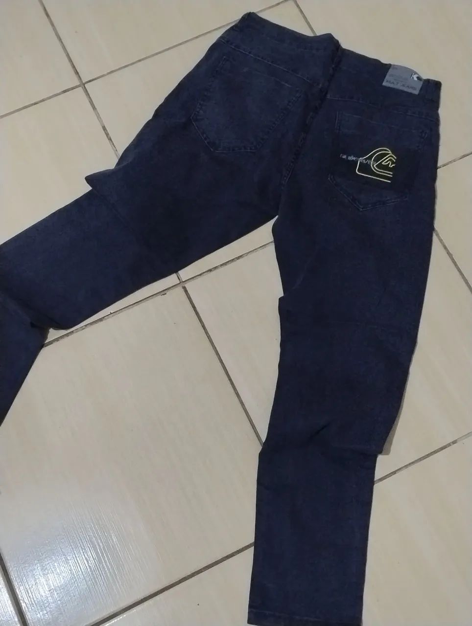 Calça jeans Quiksilver preta  - Foto 3