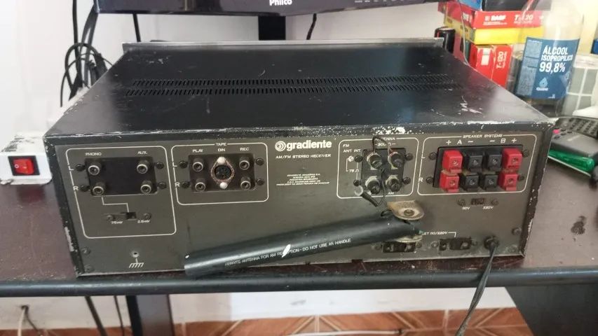 Receiver Amplificador Gradiente S-95 Sucata (só Inteiro) # (Usado) - Foto 4
