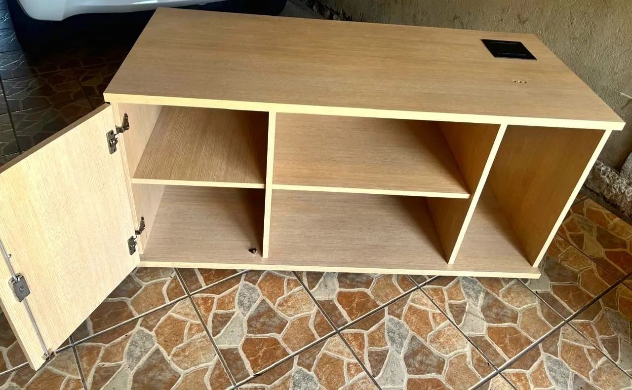 Mesa Executiva Escritório Completa + Gaveteiro e Armário  - Foto 4