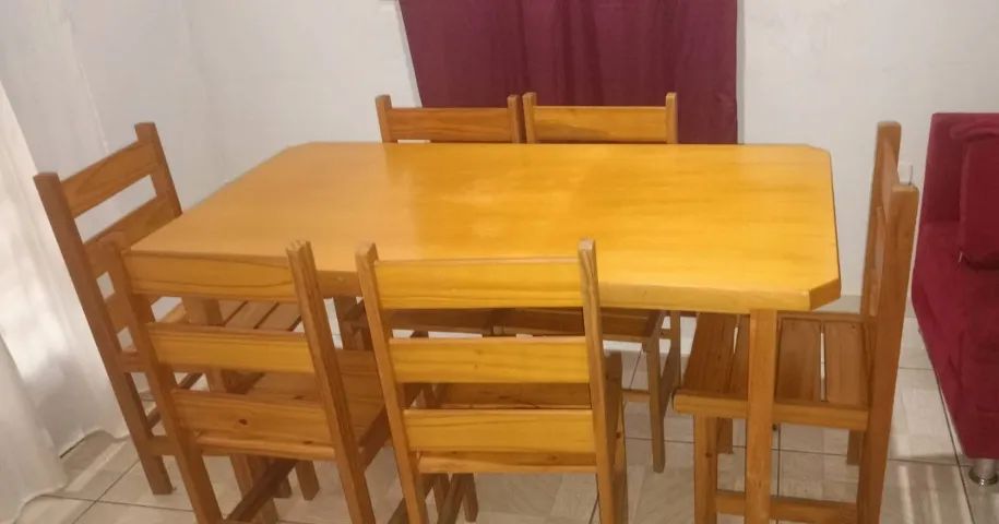 Mesa de jantar com 6 cadeiras - Foto 2