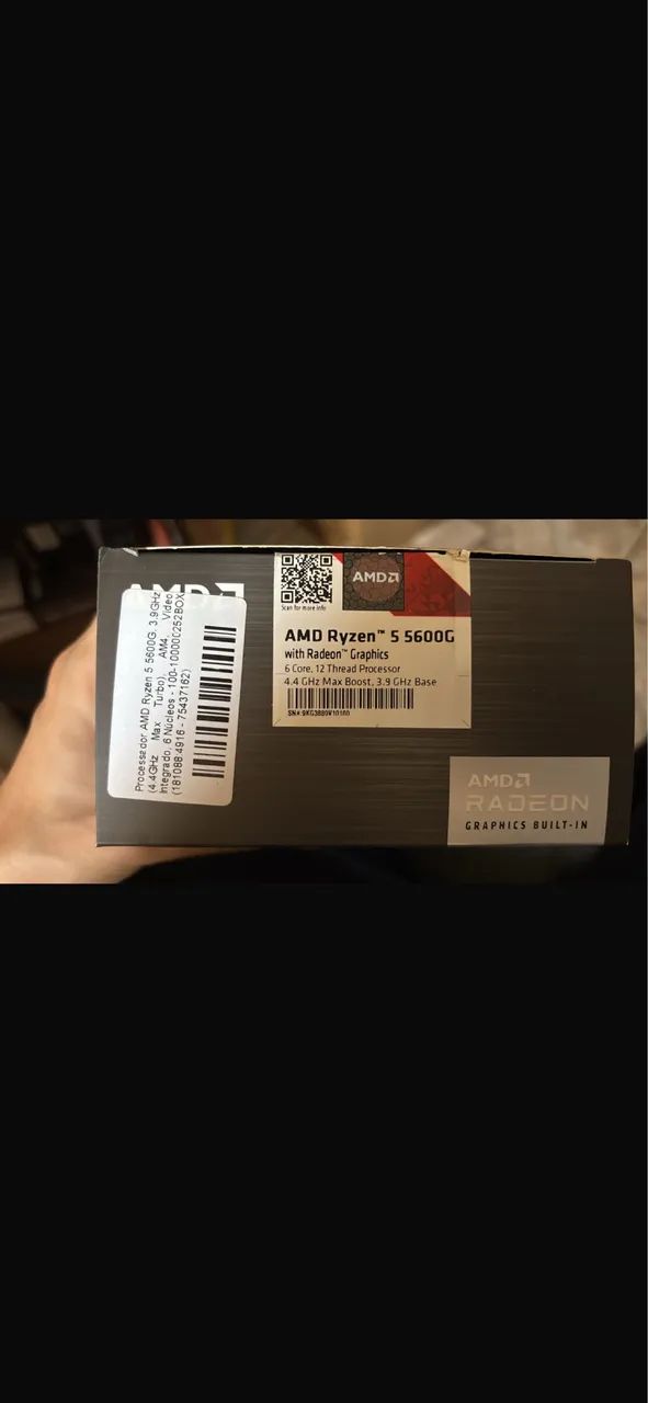 Processador Ryzen 5 5600g com placa de vídeo integrada  - Foto 2