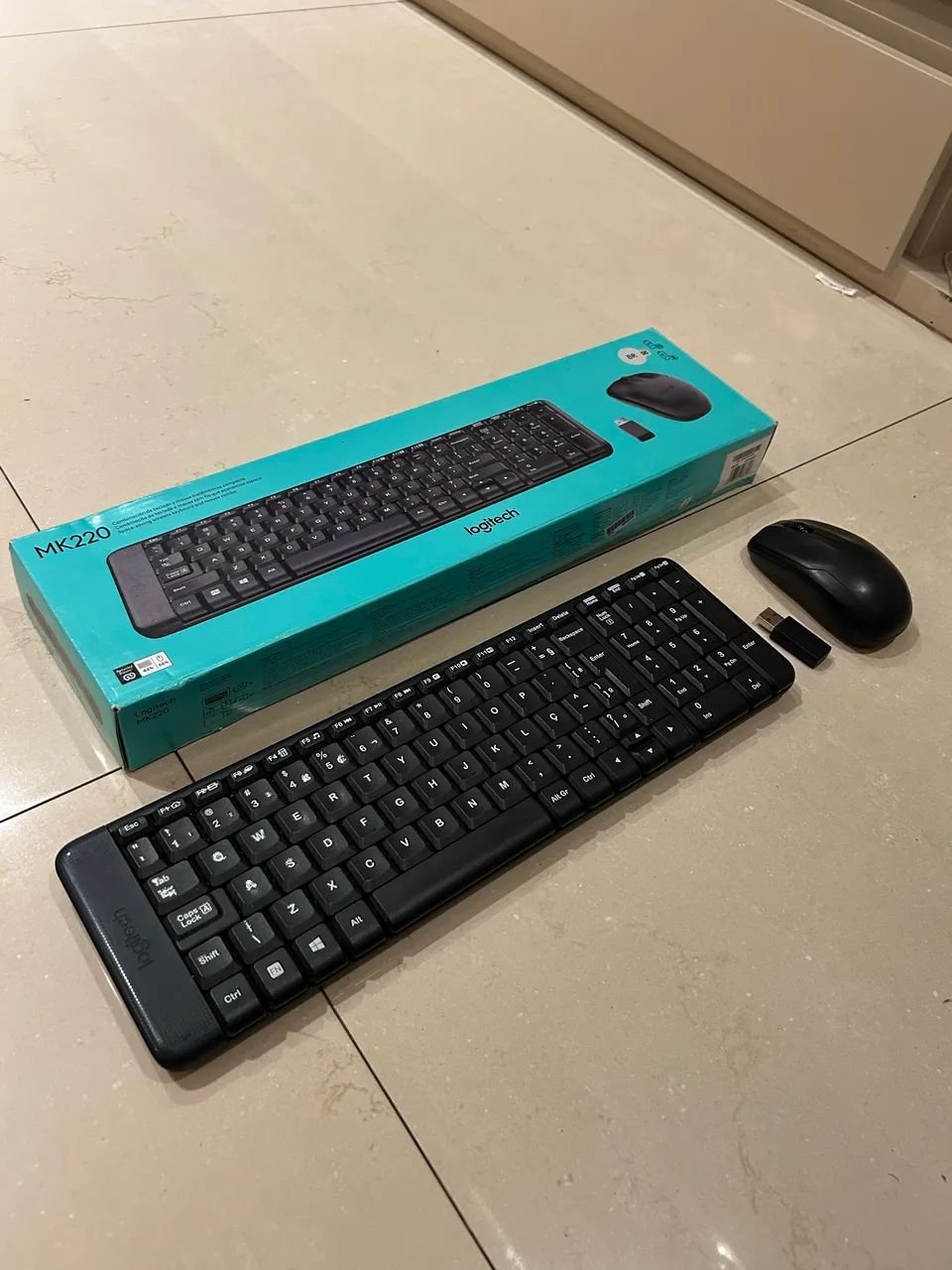 Combo Teclado e Mouse Sem Fio Logitech - Foto 2