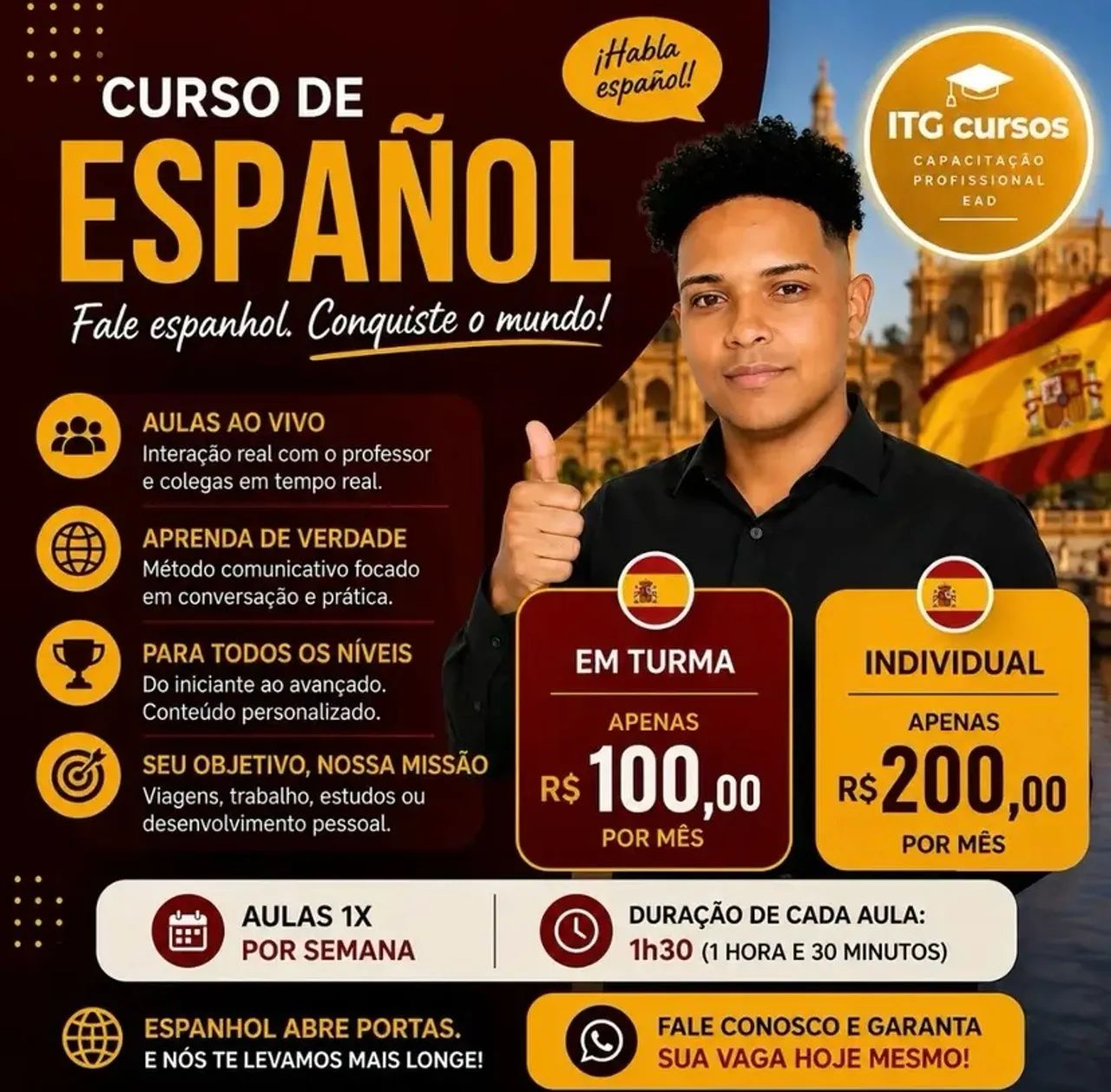 Curso de idiomas - 100% online - CERTIFICADO