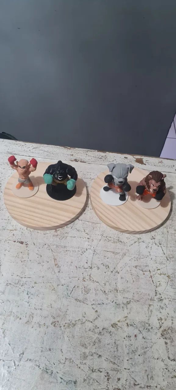 Lote de bonecos lutadores boxe