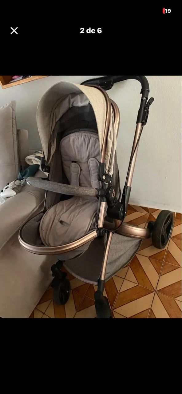 Carrinho de bebê Vulkan 360 Galzerano - Foto 2