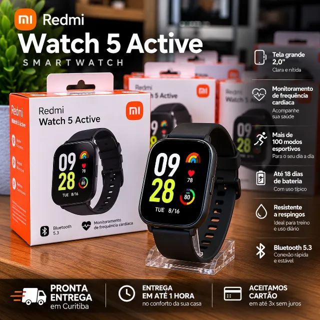 SMARTWATCH XIAOMI REDMI WATCH 5 ACTIVE - Foto 2