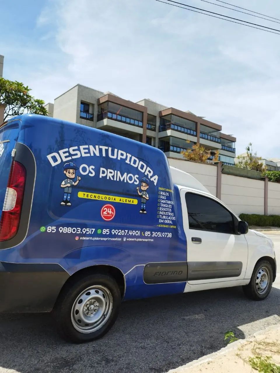 Desentupidora os primos 24/7 sem quebrar piso ou parede 