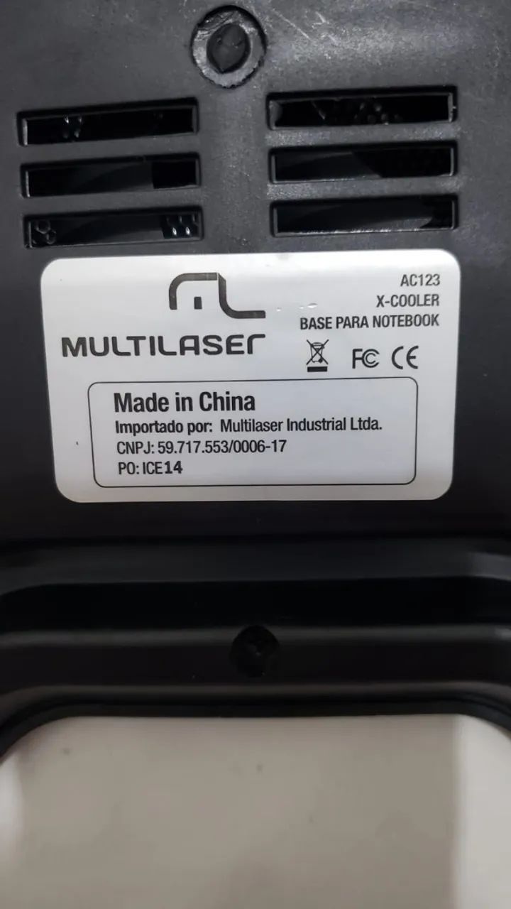 Suporte para Notebook Multilaser X-Cooler AC123 - Preto - Foto 4