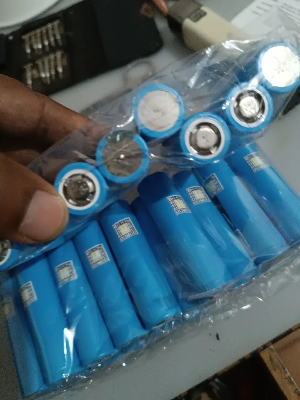 Bateria 18650 pra criação de pack - Foto 2
