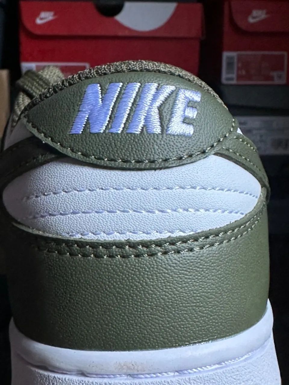 nike dunk low medium olive - tamanho 38, original #823 - Foto 3