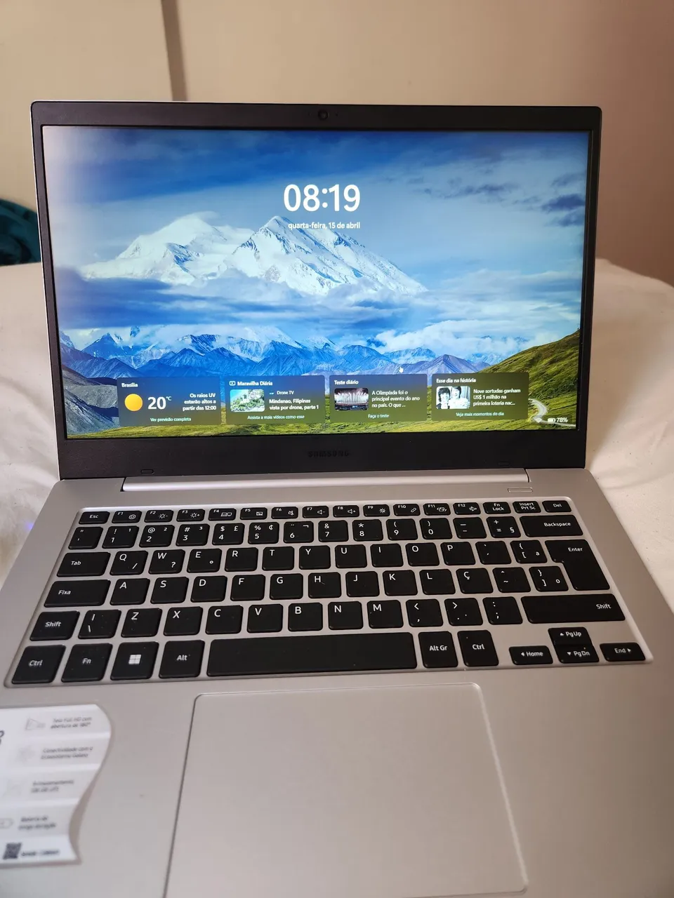 Notebook Dell 16 polegadas Core i3 8GB RAM Bateria Boa HD SSD