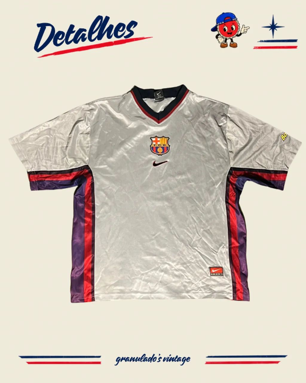 Camisa Barcelona Centenário 1999/01 - Foto 2