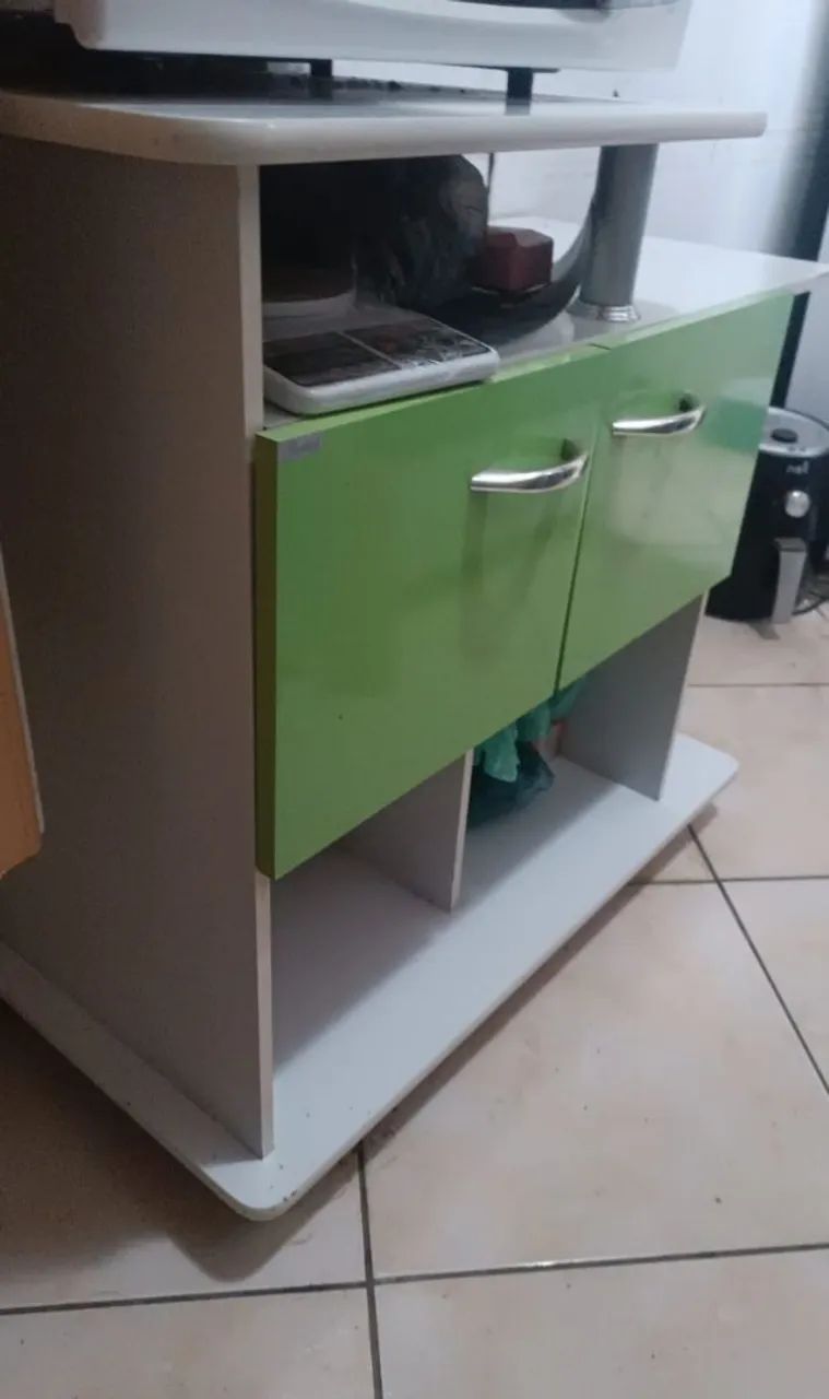 Armário Multiuso para microondas/forno