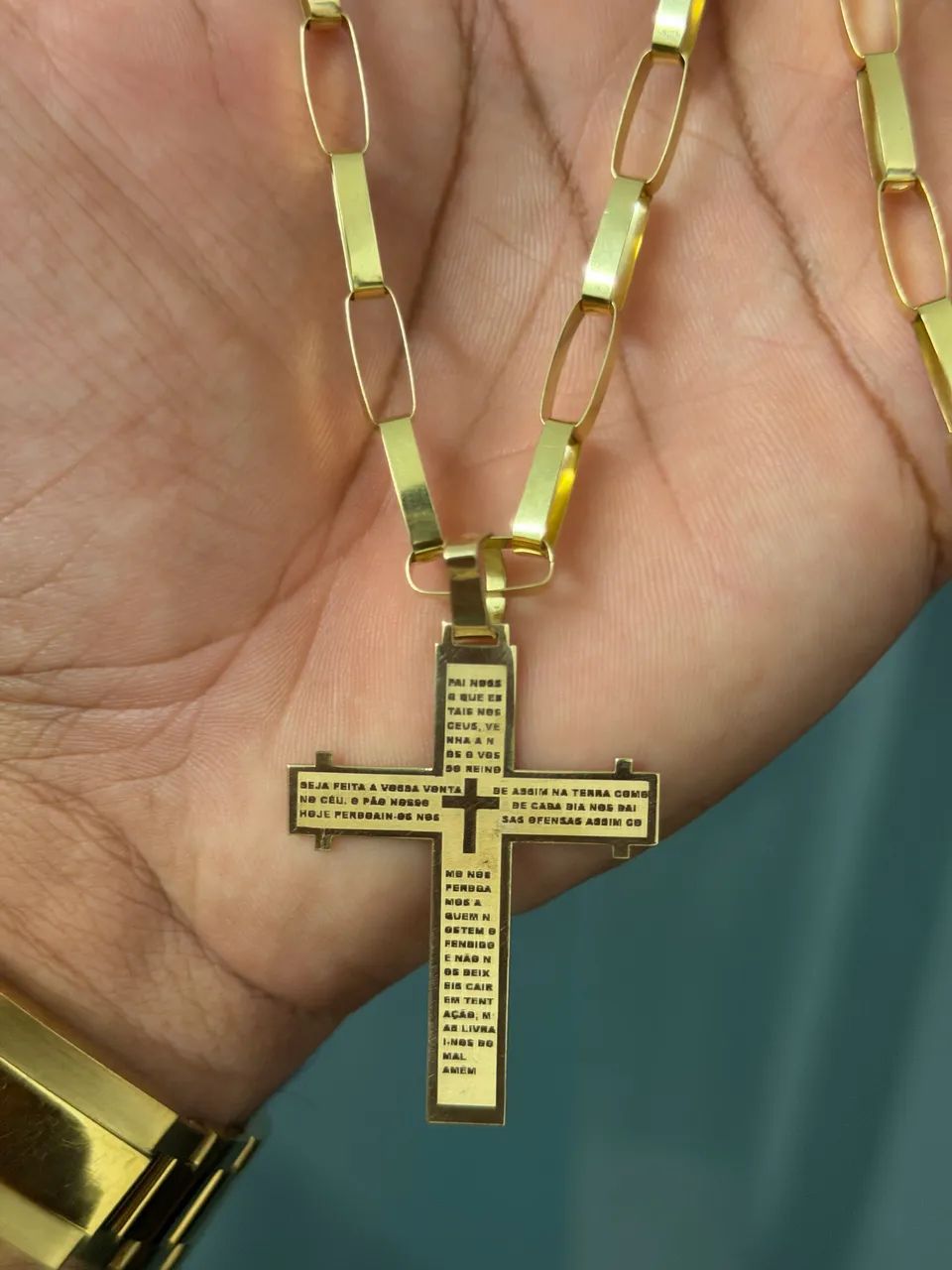 CORDÃO DE OURO 18K COM 23.8 G - Foto 2