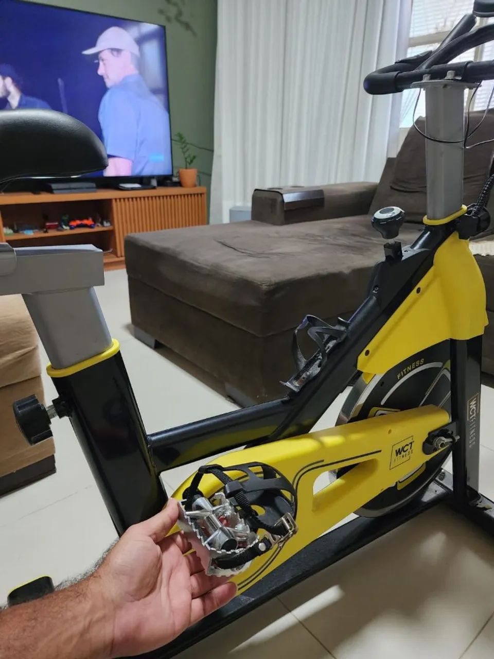 Bicicleta ergométrica wtc fitines 13gk inércia nova - Foto 3