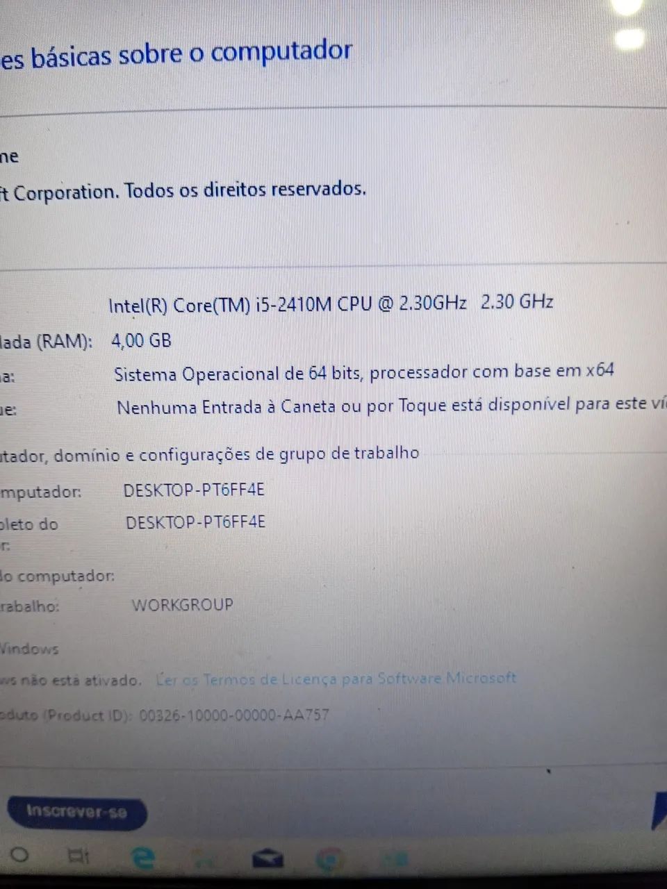 Notebook corei5-4giga de ram w10-sonyvaio - Foto 2