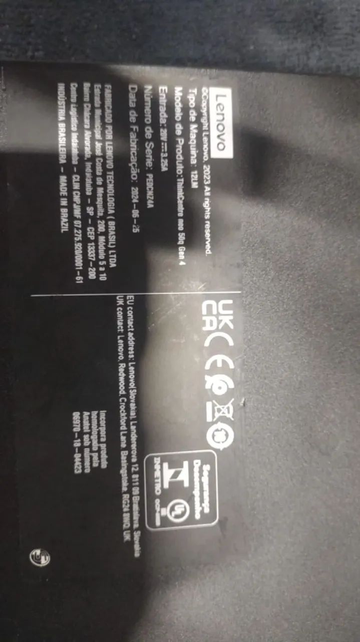 CPU 13a geração Lenovo - Foto 2