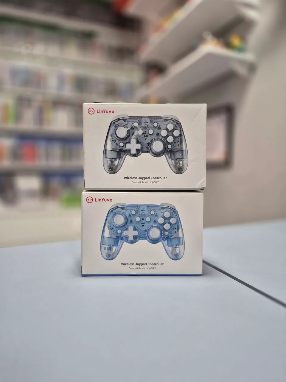 Controle S/ Fio Linyuvo Hall Effect Nintendo Switch