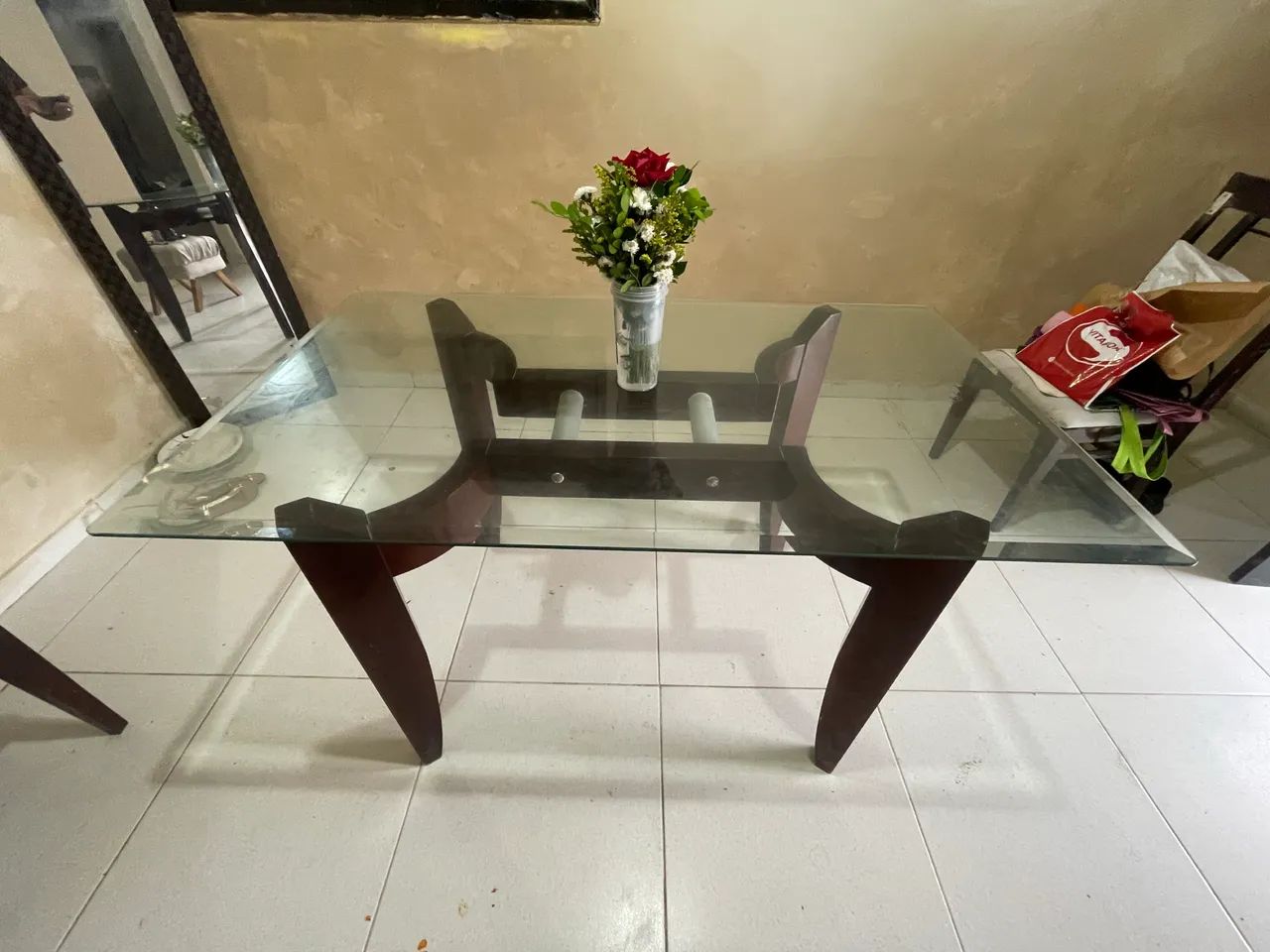 Mesa de vidro 