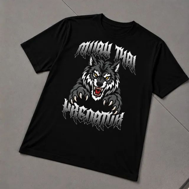 Camiseta Muay Thai Predator Wolf - Foto 2