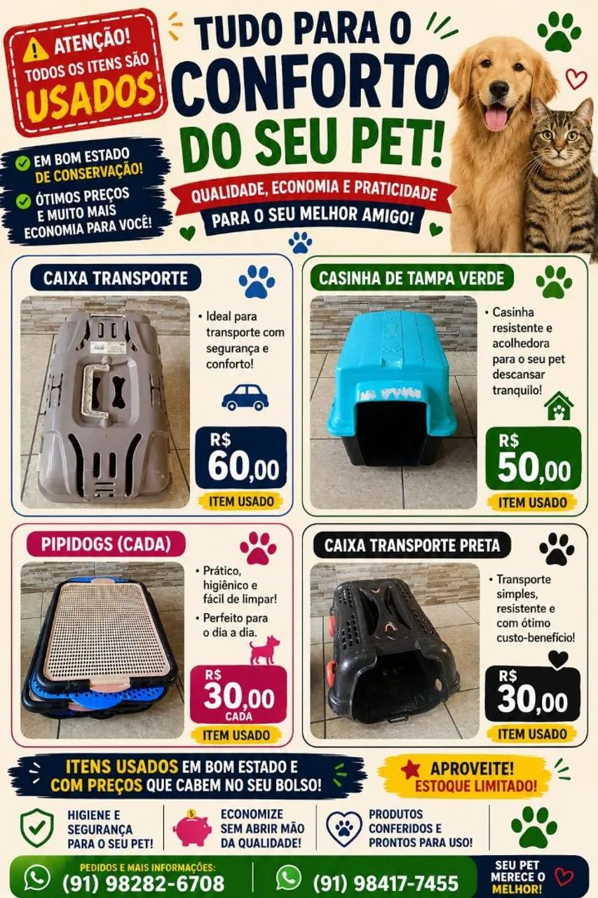 Acessórios para pet 