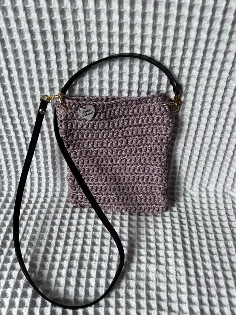 Bolsa de Crochê - Produto artesanal  - Foto 3