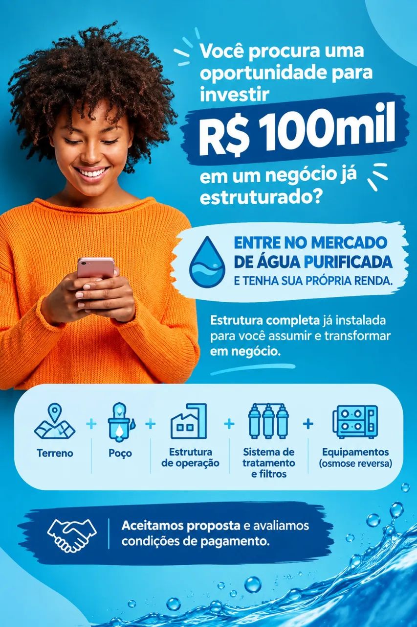 Oportunidade para você investir em um negócio pronto.