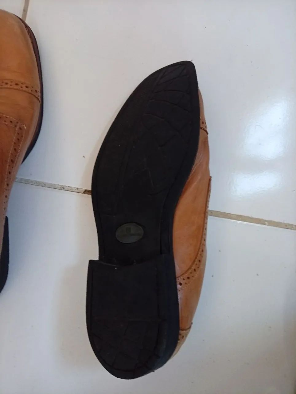 Sapato de couro masculino - Foto 2