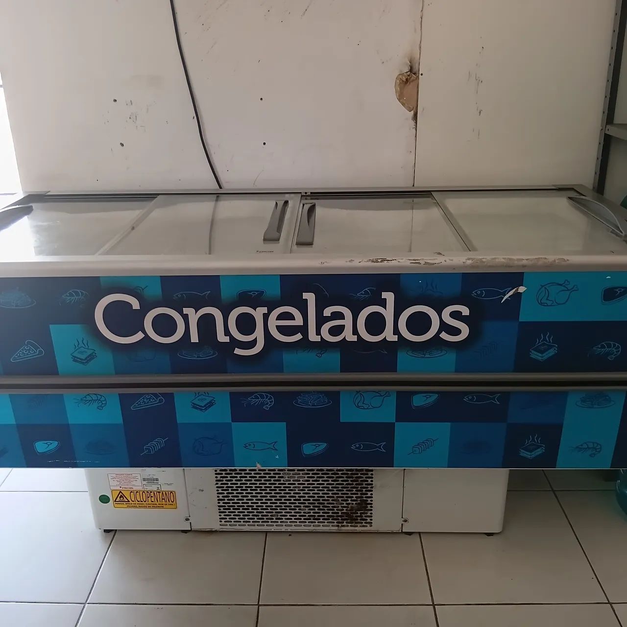 Freezer ilha 