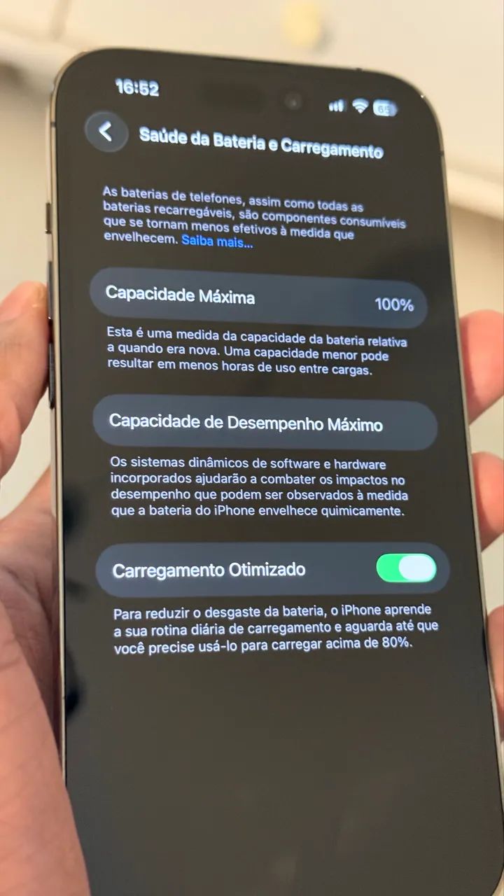Iphone 14Pro 128gb Impecável 100%bateria Original - Foto 2
