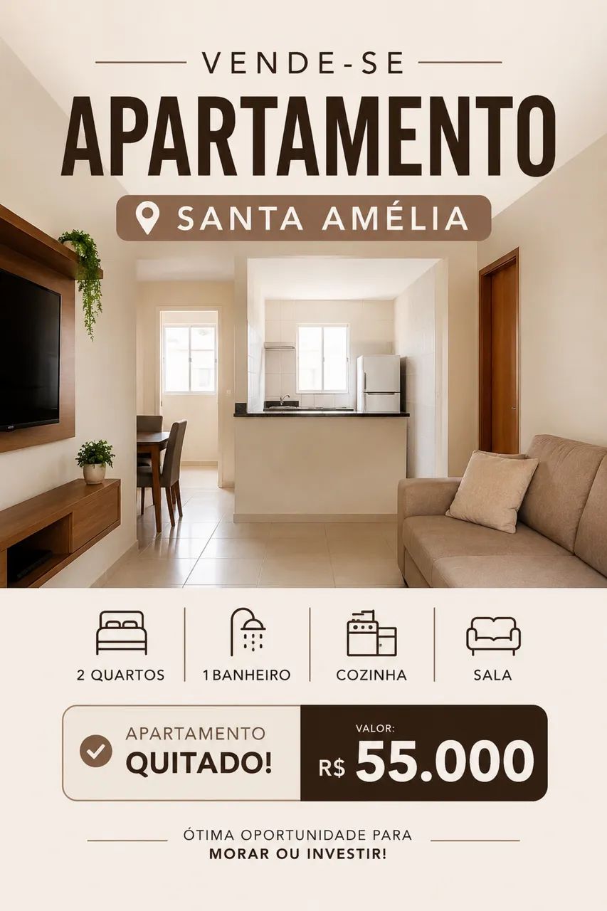 Apartamento santa Amélia tabuleiro 